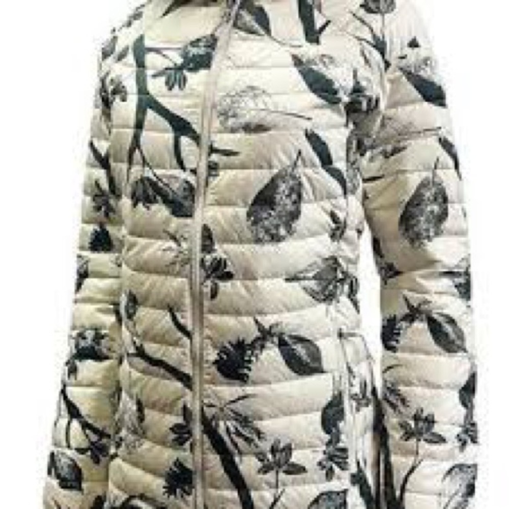 Columbia Women's White Out ll Omni Heat Hooded Jacket Puffer,Chulk -Size S - Picture 7 of 8